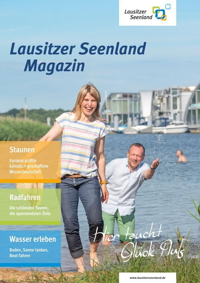 Lausitzer Seenland Magazin 2022 23 Titelseite © Tourismusverband Lausitzer Seenland e.V.  